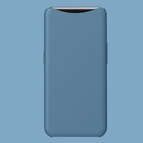 Coque Ultra Fine Silicone Souple Housse Etui S01 pour Oppo Find X Bleu