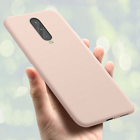 Coque Ultra Fine Silicone Souple Housse Etui S01 pour Oppo R17 Pro Or Rose