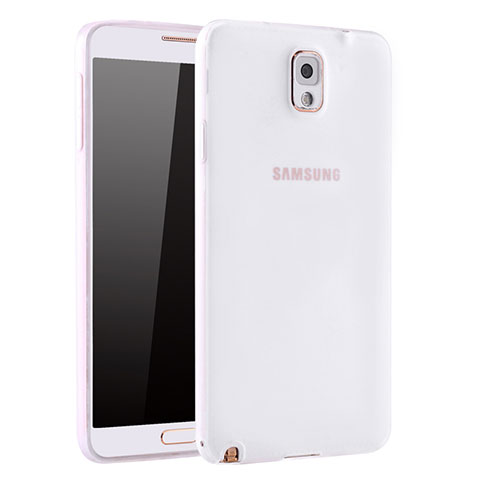 Coque Ultra Fine Silicone Souple Housse Etui S01 pour Samsung Galaxy Note 3 N9000 Blanc