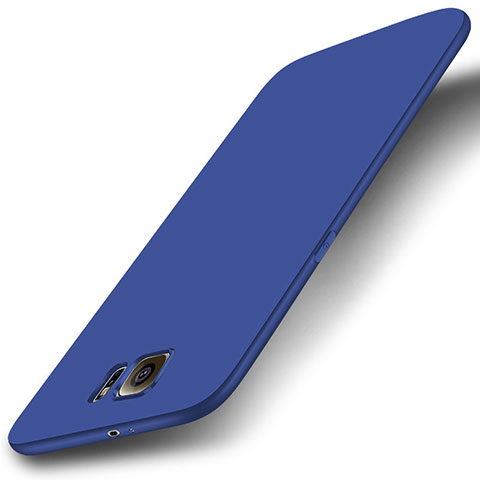 Coque Ultra Fine Silicone Souple Housse Etui S01 pour Samsung Galaxy S6 SM-G920 Bleu