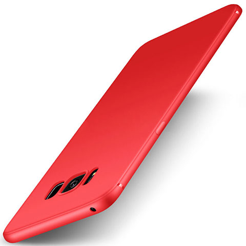 Coque Ultra Fine Silicone Souple Housse Etui S01 pour Samsung Galaxy S8 Rouge