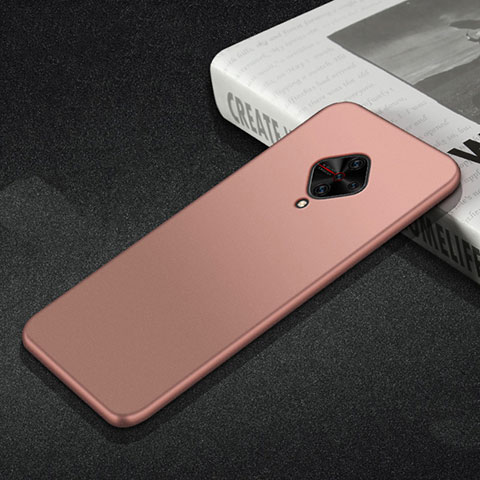 Coque Ultra Fine Silicone Souple Housse Etui S01 pour Vivo S1 Pro Or Rose