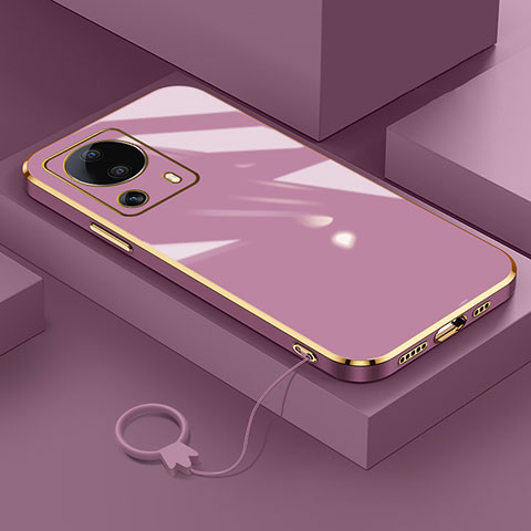 Coque Ultra Fine Silicone Souple Housse Etui S01 pour Xiaomi Civi 2 5G Violet