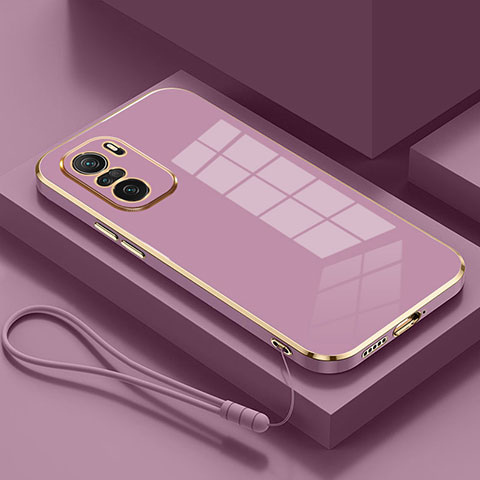 Coque Ultra Fine Silicone Souple Housse Etui S01 pour Xiaomi Mi 11X Pro 5G Violet