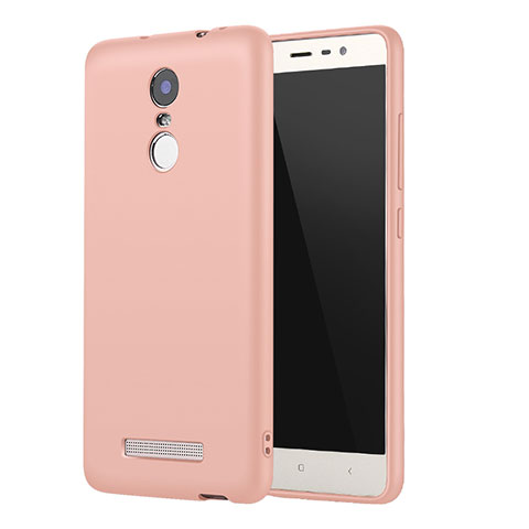 Coque Ultra Fine Silicone Souple Housse Etui S01 pour Xiaomi Redmi Note 3 MediaTek Rose