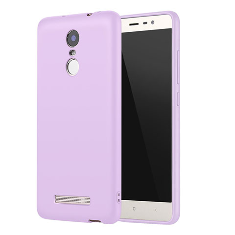 Coque Ultra Fine Silicone Souple Housse Etui S01 pour Xiaomi Redmi Note 3 MediaTek Violet