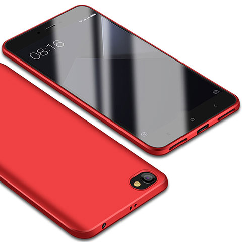 Coque Ultra Fine Silicone Souple Housse Etui S01 pour Xiaomi Redmi Note 5A Standard Edition Rouge