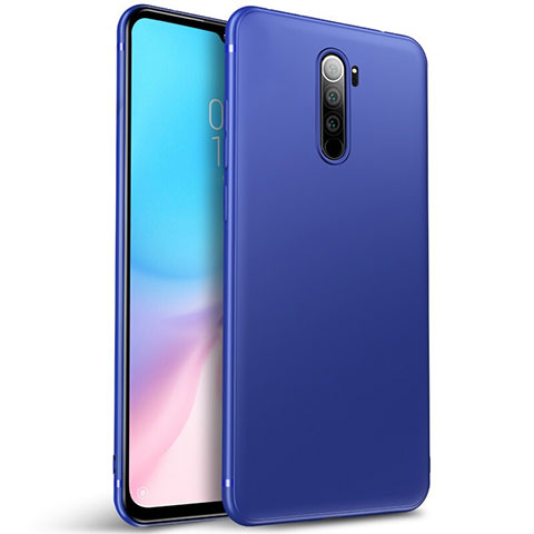 Coque Ultra Fine Silicone Souple Housse Etui S01 pour Xiaomi Redmi Note 8 Pro Bleu