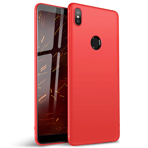 Coque Ultra Fine Silicone Souple Housse Etui S01 pour Xiaomi Redmi S2 Rouge