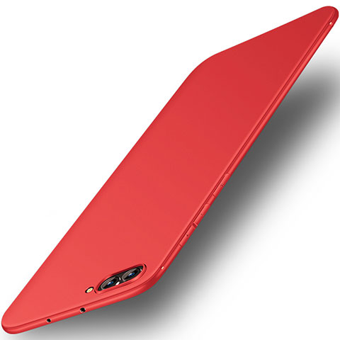 Coque Ultra Fine Silicone Souple Housse Etui S02 pour Huawei Honor V10 Rouge