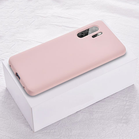 Coque Ultra Fine Silicone Souple Housse Etui S02 pour Huawei P30 Pro Rose