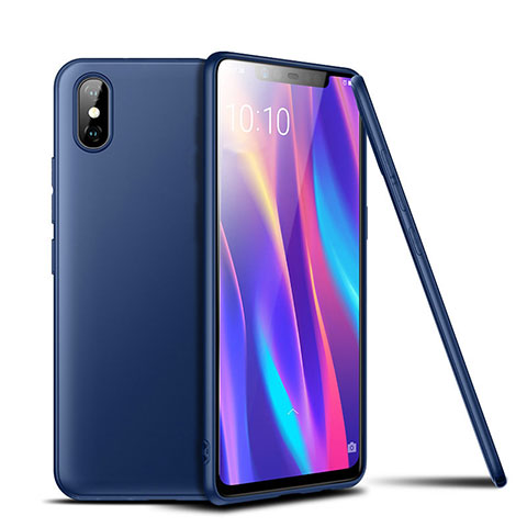 Coque Ultra Fine Silicone Souple Housse Etui S02 pour Xiaomi Mi 8 Pro Global Version Bleu