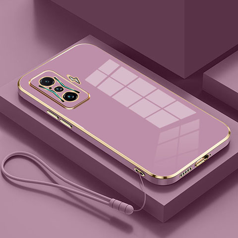 Coque Ultra Fine Silicone Souple Housse Etui S02 pour Xiaomi Poco F4 GT 5G Violet