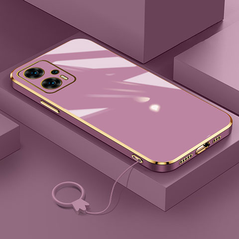 Coque Ultra Fine Silicone Souple Housse Etui S02 pour Xiaomi Poco X4 GT 5G Violet