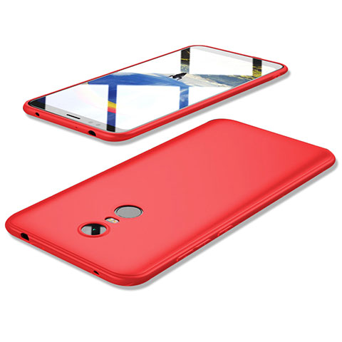 Coque Ultra Fine Silicone Souple Housse Etui S02 pour Xiaomi Redmi 5 Plus Rouge