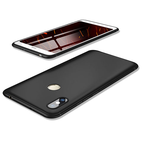 Coque Ultra Fine Silicone Souple Housse Etui S02 pour Xiaomi Redmi Y2 Noir