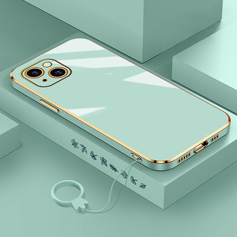 Coque Ultra Fine Silicone Souple Housse Etui S03 pour Apple iPhone 14 Plus Vert