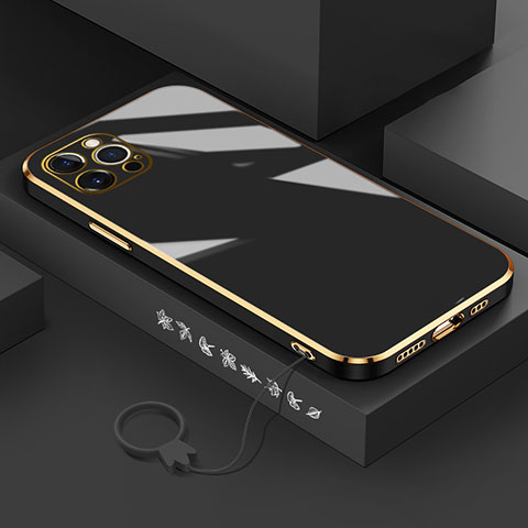 Coque Ultra Fine Silicone Souple Housse Etui S03 pour Apple iPhone 15 Pro Noir