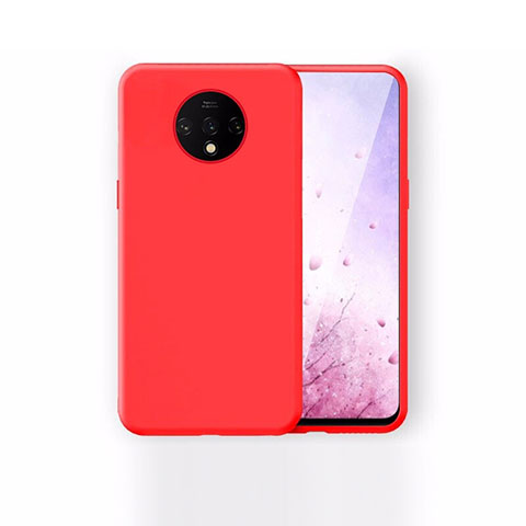 Coque Ultra Fine Silicone Souple Housse Etui S03 pour OnePlus 7T Rouge