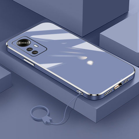 Coque Ultra Fine Silicone Souple Housse Etui S03 pour Xiaomi Redmi K50 Ultra 5G Gris Lavende