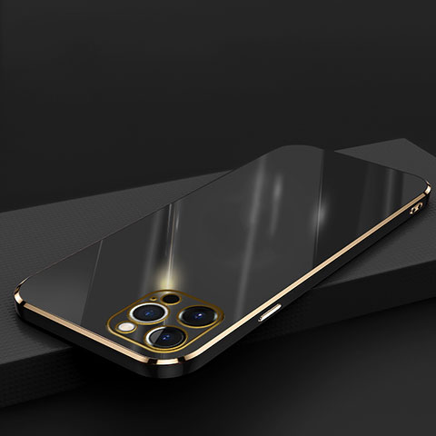 Coque Ultra Fine Silicone Souple Housse Etui S04 pour Apple iPhone 15 Pro Max Noir