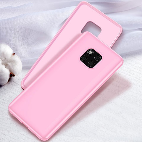 Coque Ultra Fine Silicone Souple Housse Etui S04 pour Huawei Mate 20 Pro Rose