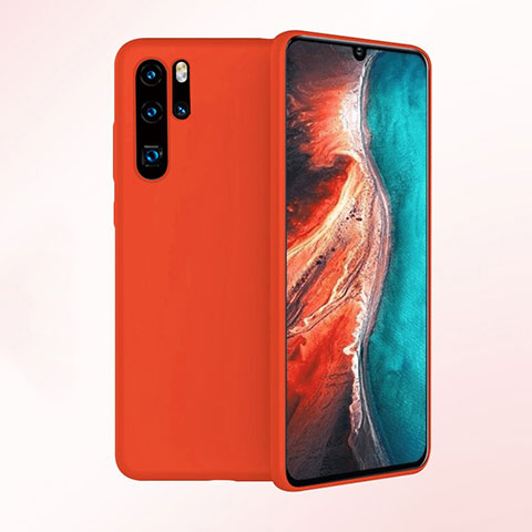 Coque Ultra Fine Silicone Souple Housse Etui S04 pour Huawei P30 Pro New Edition Rouge