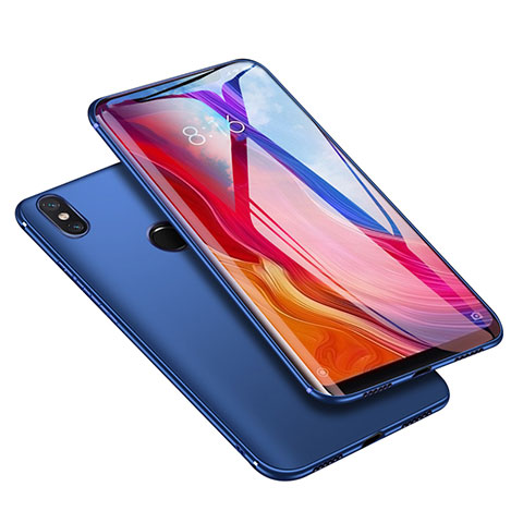 Coque Ultra Fine Silicone Souple Housse Etui S04 pour Xiaomi Mi 8 Bleu