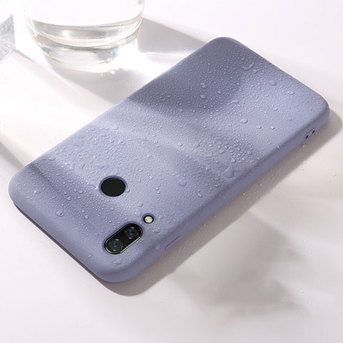 Coque Ultra Fine Silicone Souple Housse Etui S05 pour Huawei Honor 8X Gris