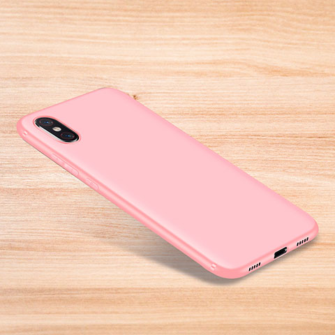 Coque Ultra Fine Silicone Souple Housse Etui S06 pour Xiaomi Mi 8 Explorer Rose