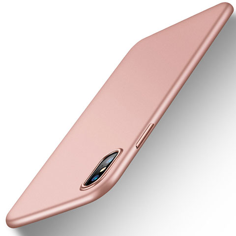 Coque Ultra Fine Silicone Souple Housse Etui S18 pour Apple iPhone Xs Or Rose