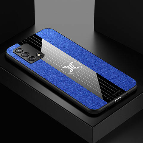 Coque Ultra Fine Silicone Souple Housse Etui X01L pour Oppo A74 4G Bleu