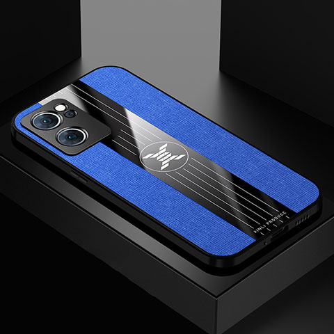 Coque Ultra Fine Silicone Souple Housse Etui X01L pour Oppo Find X5 Lite 5G Bleu