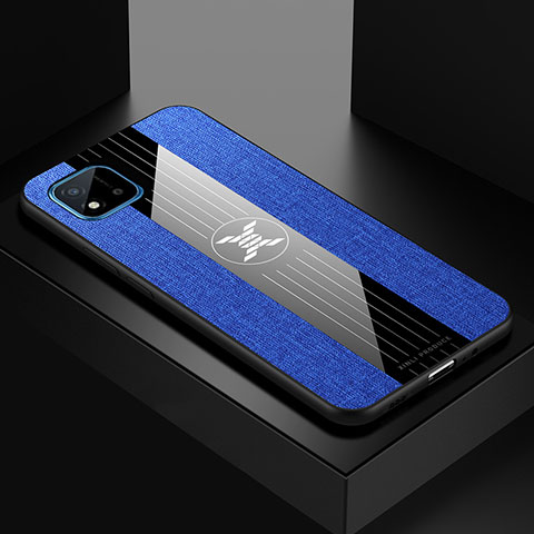 Coque Ultra Fine Silicone Souple Housse Etui X01L pour Realme C20A Bleu