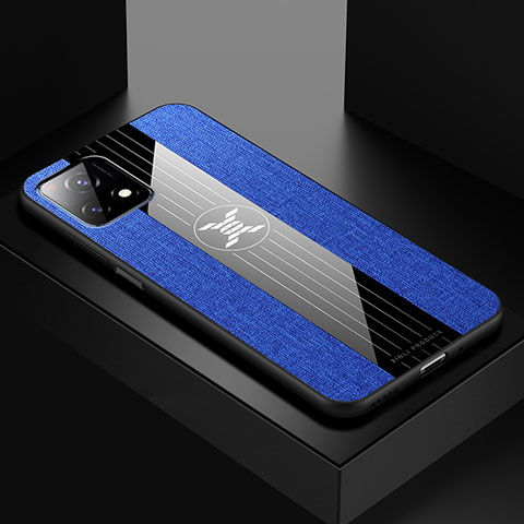 Coque Ultra Fine Silicone Souple Housse Etui X01L pour Vivo iQOO U3 5G Bleu