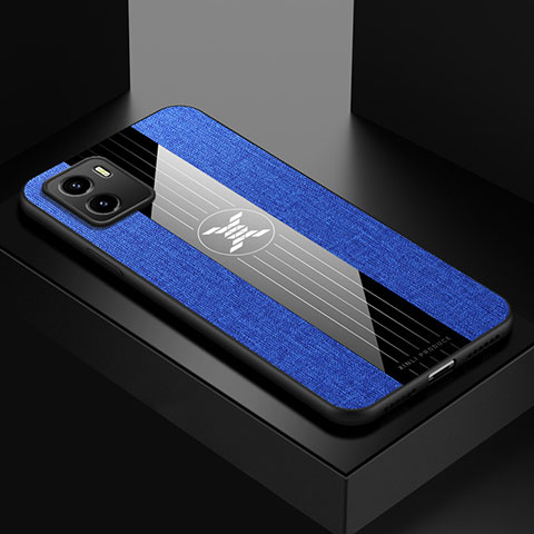 Coque Ultra Fine Silicone Souple Housse Etui X01L pour Vivo Y32t Bleu