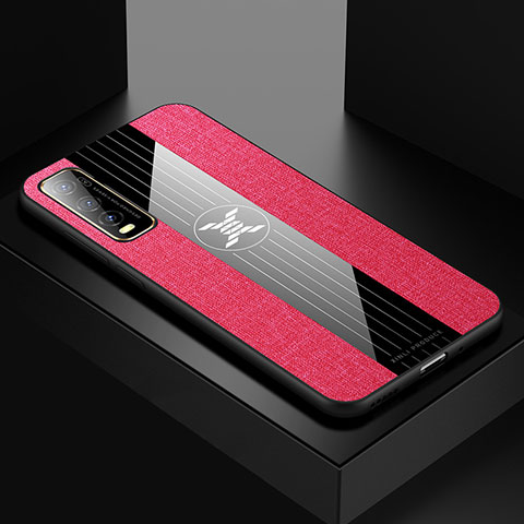 Coque Ultra Fine Silicone Souple Housse Etui X01L pour Vivo Y51s 5G Rouge