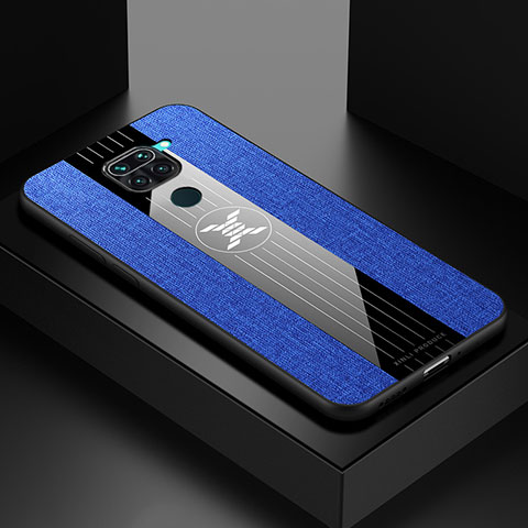 Coque Ultra Fine Silicone Souple Housse Etui X01L pour Xiaomi Redmi Note 9 Bleu