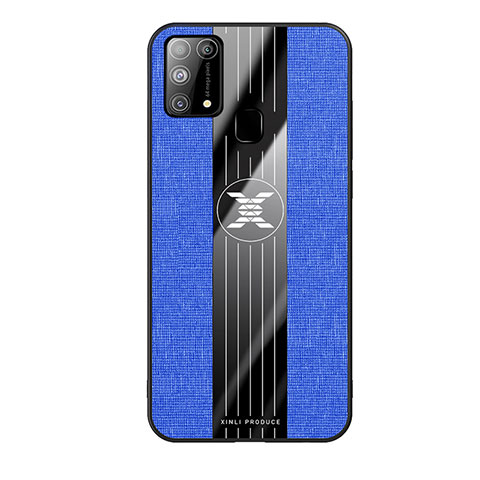 Coque Ultra Fine Silicone Souple Housse Etui X02L pour Samsung Galaxy M31 Prime Edition Bleu