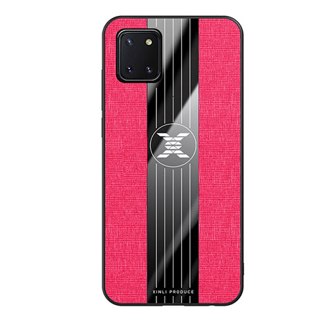 Coque Ultra Fine Silicone Souple Housse Etui X02L pour Samsung Galaxy Note 10 Lite Rouge