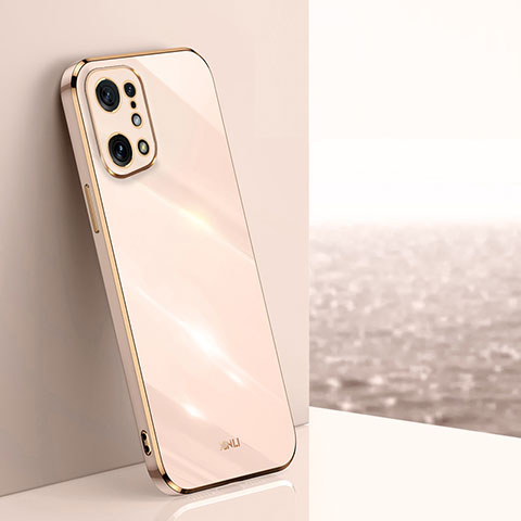 Coque Ultra Fine Silicone Souple Housse Etui XL1 pour Oppo Find X5 5G Or
