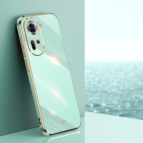 Coque Ultra Fine Silicone Souple Housse Etui XL1 pour Oppo Reno11 5G Vert