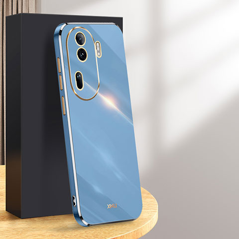 Coque Ultra Fine Silicone Souple Housse Etui XL1 pour Oppo Reno11 Pro 5G Bleu