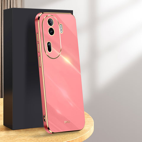 Coque Ultra Fine Silicone Souple Housse Etui XL1 pour Oppo Reno11 Pro 5G Rose Rouge