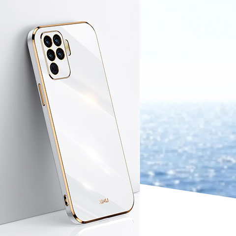 Coque Ultra Fine Silicone Souple Housse Etui XL1 pour Oppo Reno5 F Blanc