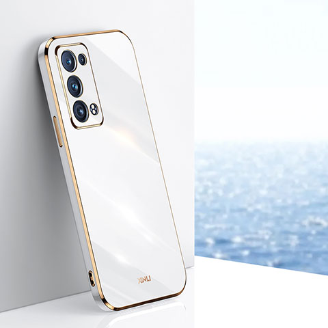 Coque Ultra Fine Silicone Souple Housse Etui XL1 pour Oppo Reno6 Pro 5G Blanc