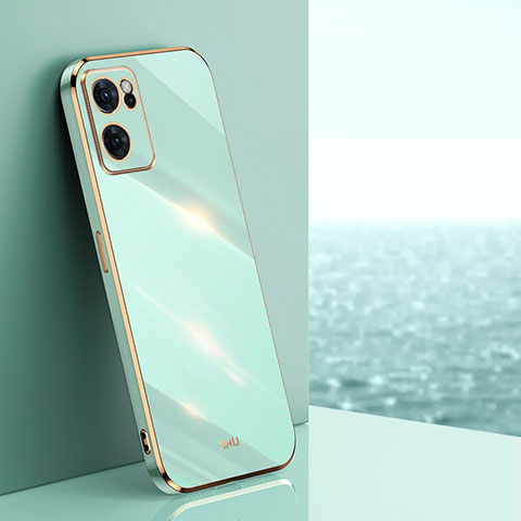 Coque Ultra Fine Silicone Souple Housse Etui XL1 pour Oppo Reno7 5G Vert