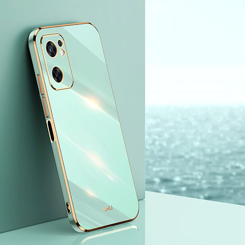 Coque Ultra Fine Silicone Souple Housse Etui XL1 pour Oppo Reno7 SE 5G Vert