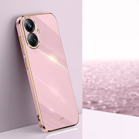 Coque Ultra Fine Silicone Souple Housse Etui XL1 pour Realme 10 Pro+ Plus 5G Violet Clair