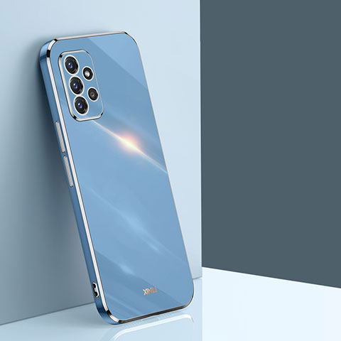 Coque Ultra Fine Silicone Souple Housse Etui XL1 pour Samsung Galaxy A72 4G Bleu